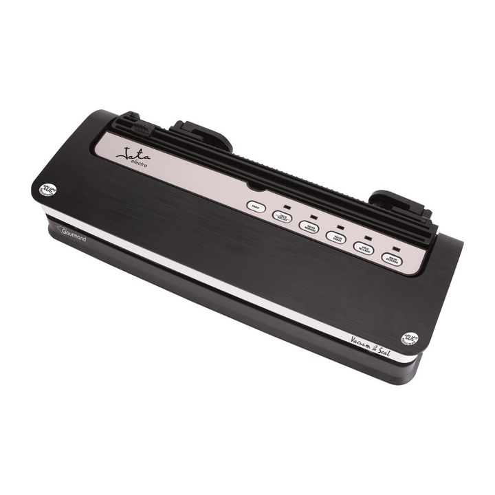 Уред за вакуумиране на храна Jata EV107, 165W, 60 кPa, 28 см., Черен