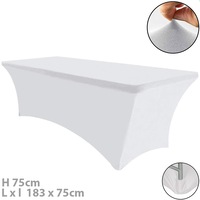 husa masa evenimente fata de masa catering elastica cu sistem de prindere dreptunghiulara 183 x 75 x 75 cm poliester alb quasarampco imagen 4_0_
0