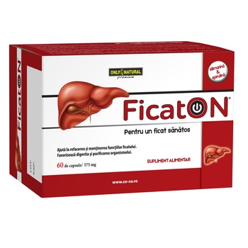FicatON, 60 capsule x 575mg, Only Natural FicatON, 60 capsule x 575mg, Only Natural