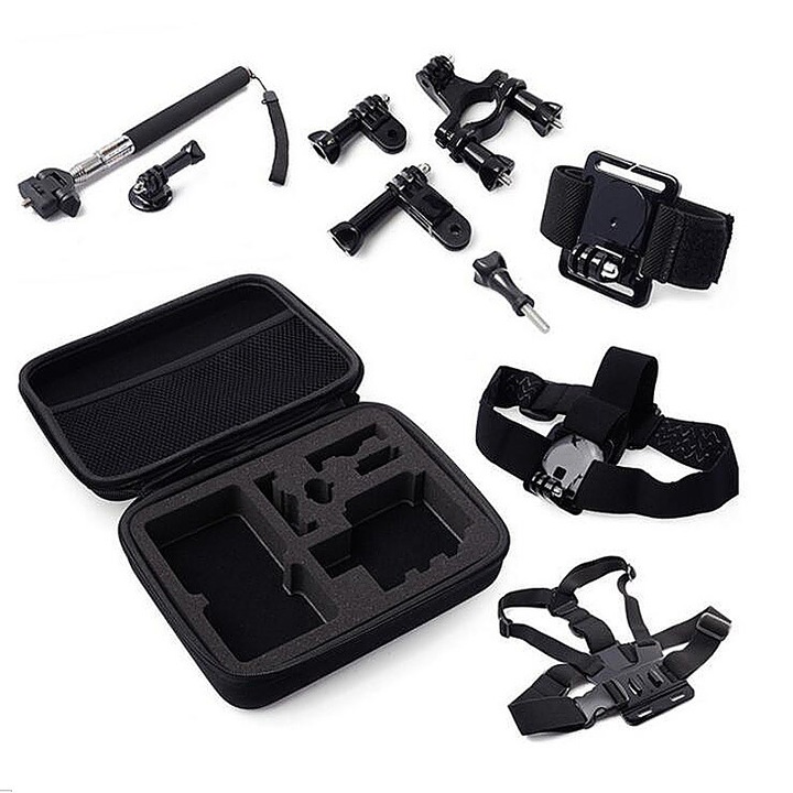 Комплект 7 в 1 за GoPro Hero 3/3 + / 4, спорт на открито, черен