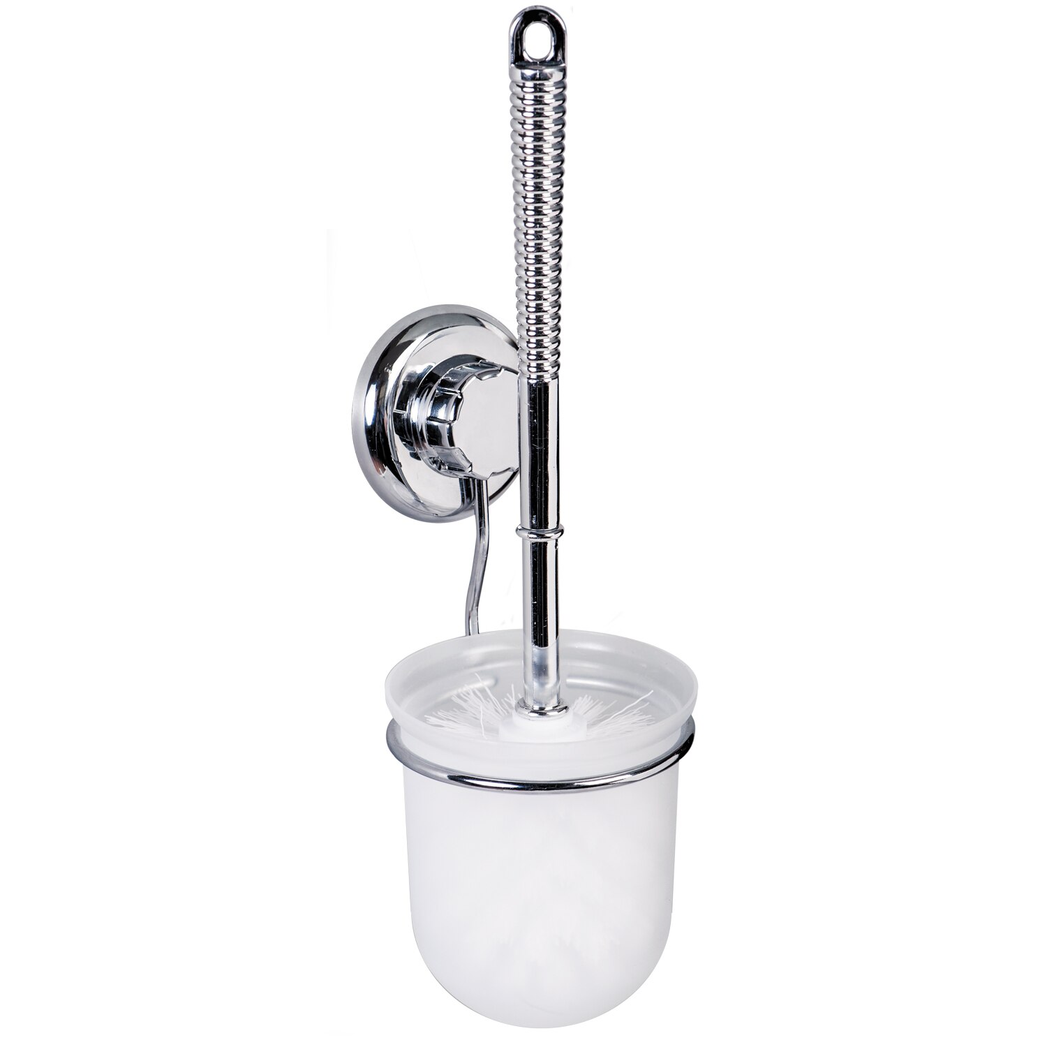 Perie WC Megalock, cu suport din otel cromat Tatkraft, sustinere 16kg