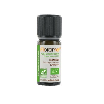 Ulei esential lemongrass bio, Florame, Aromaterapie, 10ml Ulei esential lemongrass bio, Florame, Aromaterapie, 10ml