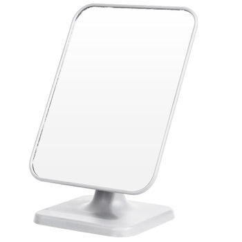 Oglinda cu picior Dim 15x21x11cm , oglinda 14.5x19 cm rama alba Oglinda cu picior Dim 15x21x11cm , oglinda 14.5x19 cm rama alba