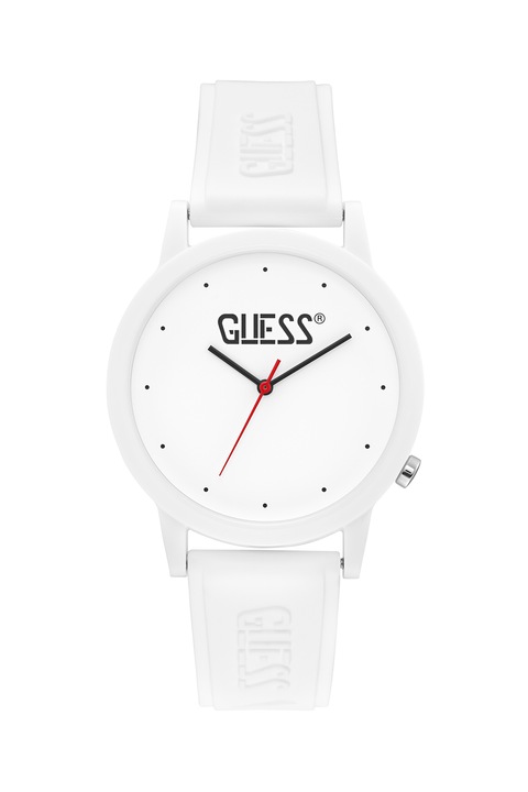 Guess Originals, Часовник със силиконова каишка, Бял