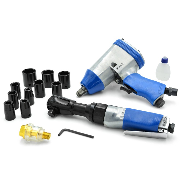 GEKO G03179 14 darabos pneumatikus szerszámkészlet