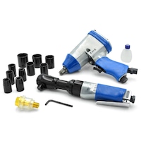 Set de scule pneumatice 14 bucati, GEKO G03179