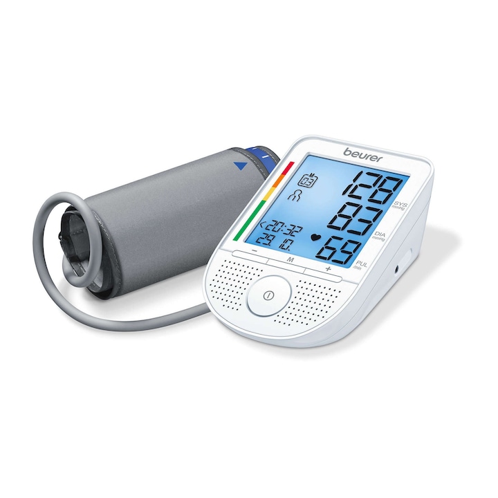 Beurer BM 49 (GB / ES / PT / GR) beszélő fehér vérnyomásmérő