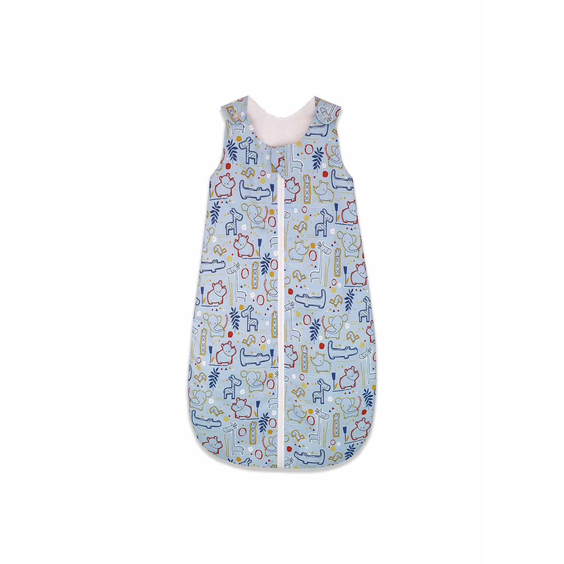 Sac de dormit, KidsDecor, primavara 0.8 tog Circul Animalelor bleu 85 cm