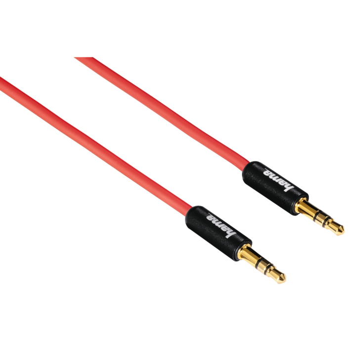 Cablu audio Super Soft, Hama, 2x jack 3.5mm, tata - tata, 0.5m