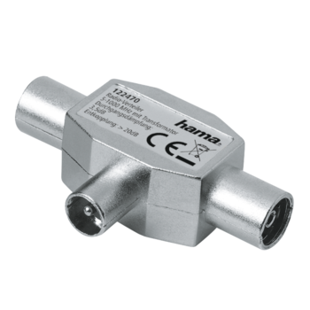 Stecher cablu coaxial, Hama, metalic Stecher cablu coaxial, Hama, metalic