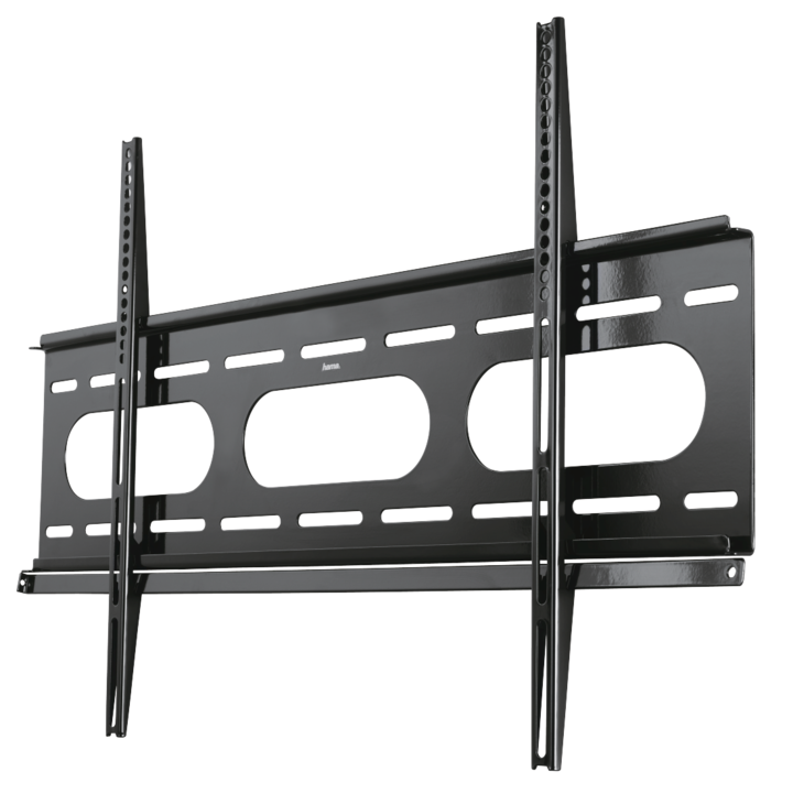 Стенна стойка за TV HAMA, Фиксирана, 37"-90", 75 кг, Черна