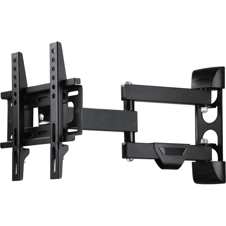 Стенна стойка за TV Hama 108713, Регулируема, 19"-48", Черна