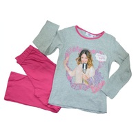 Pijama pentru fetite Violetta Disney NH2218, Gri, 116