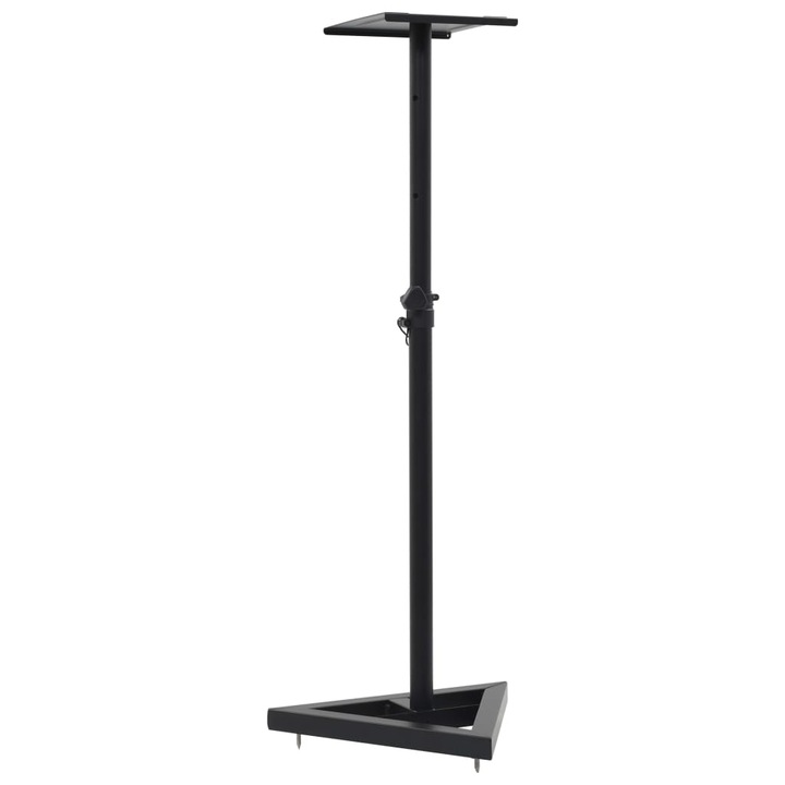 vidaXL 2 darab fekete acél stúdió monitorhangfal állvány 70083