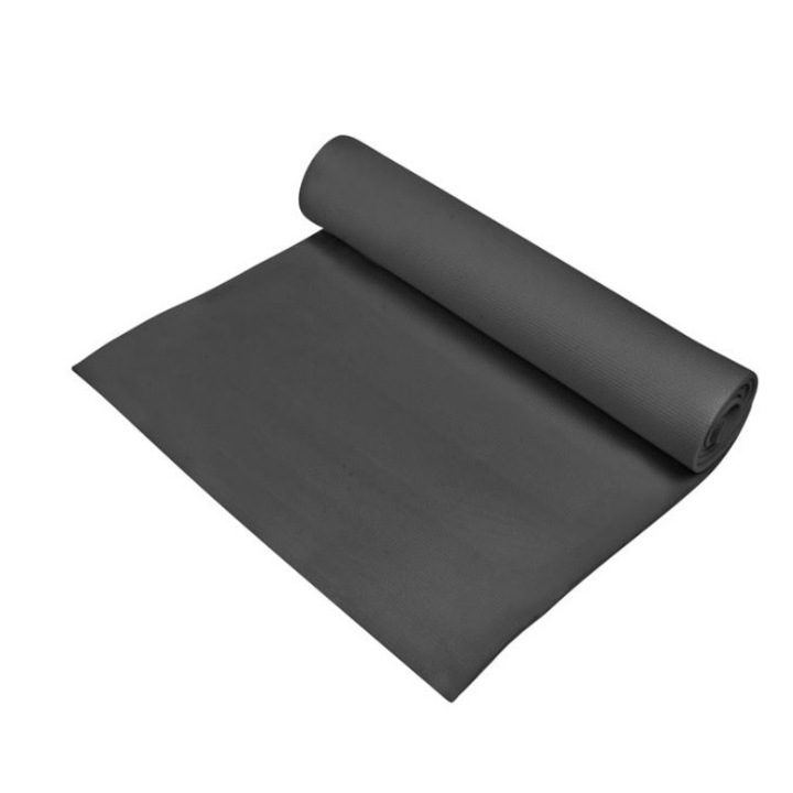 Saltea pentru yoga, pilates sau camping, 179.5x59.5x0.6 cm, neagra