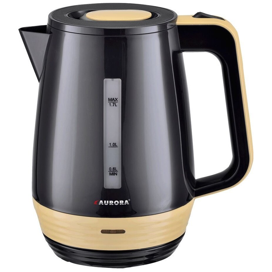 Fierbator electric Aurora AU 3504, 2200W, 1,7L, rotire 360*, Negru