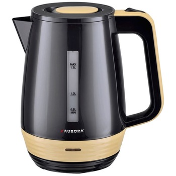 Fierbator electric Aurora AU 3504, 2200W, 1,7L, rotire 360*, Negru Fierbator electric Aurora AU 3504, 2200W, 1,7L, rotire 360*, Negru