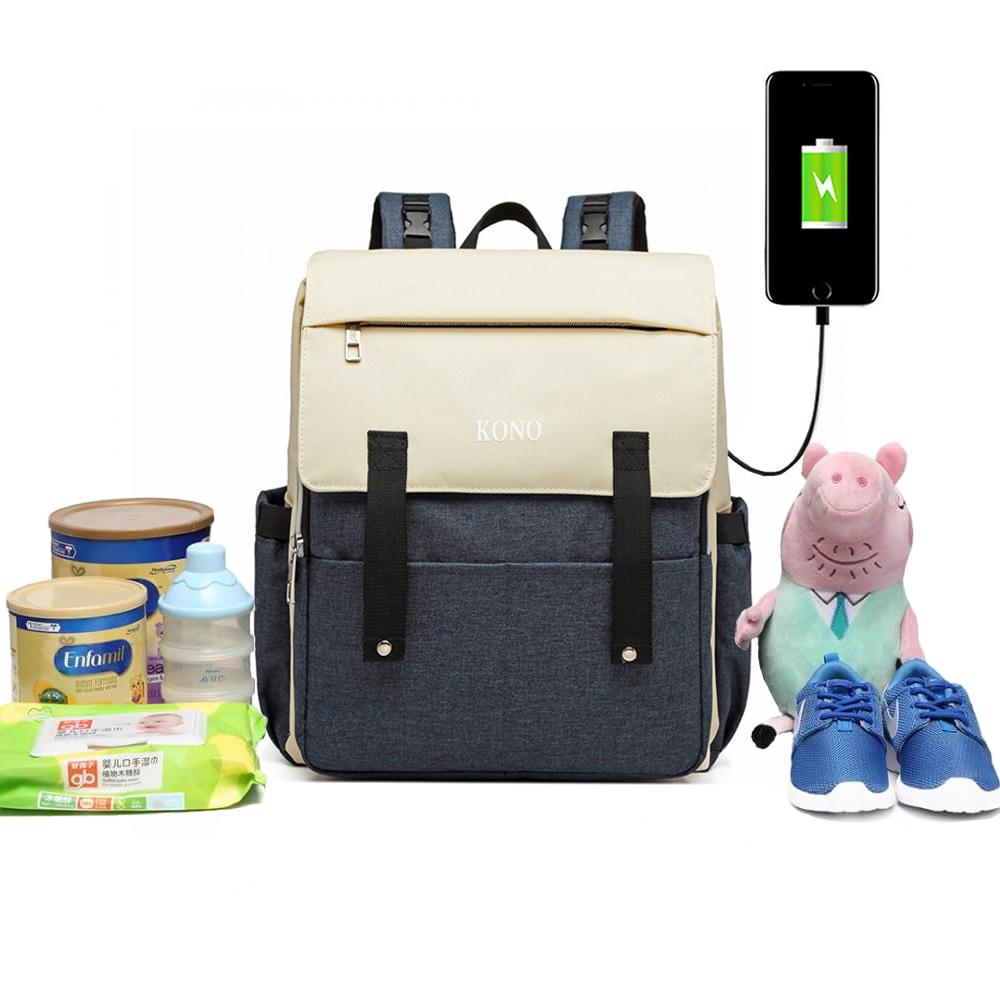 Rucsac multifunctional mamici Mititel, Bleumarin