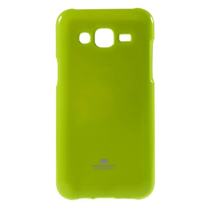 Силиконов гръб Omni Jelly Case за Samsung Galaxy J1, Зелен