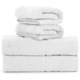 Set 4 prosoape Kring Miriam, 480 gsm, 100% bumbac, 2*50x90 si 2*70x140 cm, Alb