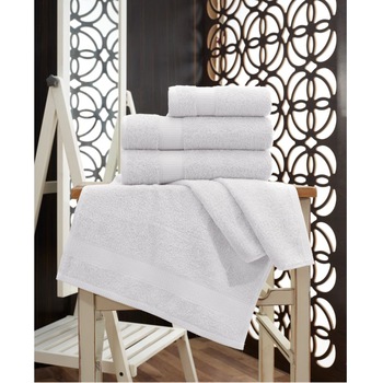 Set 4 prosoape Kring Miriam, 480 gsm, Alb Set 4 prosoape Kring Miriam, 480 gsm, Alb