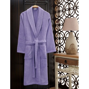 Halat de baie dama, Kring, 100% bumbac, 460 gsm, M/L, Lila Halat de baie dama, Kring, 100% bumbac, 460 gsm, M/L, Lila