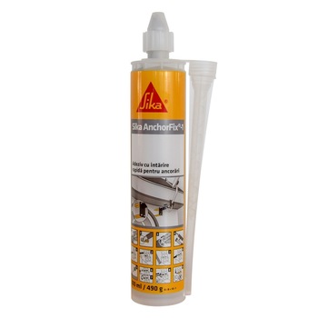 Adeziv ancorari otel beton, tije, Anchorfix 1, Sika, 300 ml, gri Adeziv ancorari otel beton, tije, Anchorfix 1, Sika, 300 ml, gri