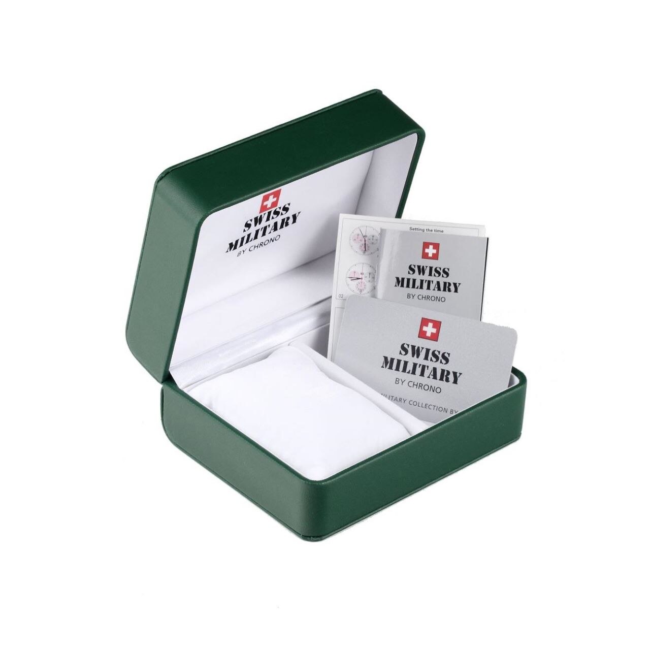 Ceas de dama Swiss Military SM34013.04, 31mm, 5ATM, Argintiu