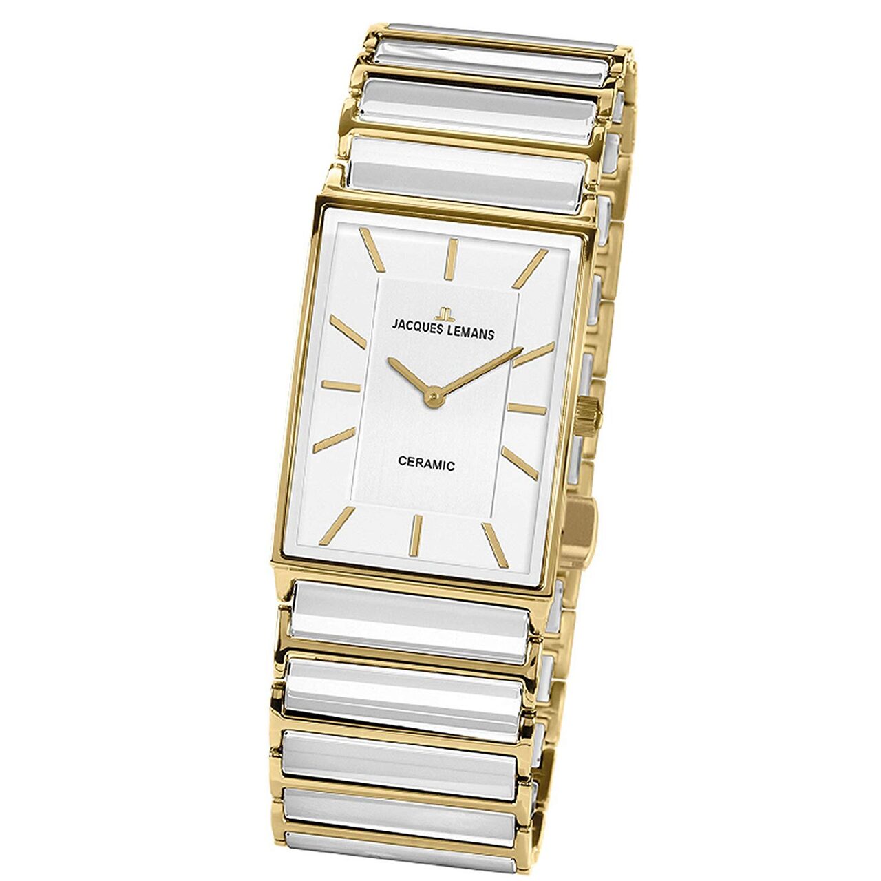 Ceas de dama Jacques Lemans 1-1858D, Auriu