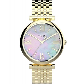 Ceas dama Timex TW2T79100 Quartz Auriu Ceas dama Timex TW2T79100 Quartz Auriu