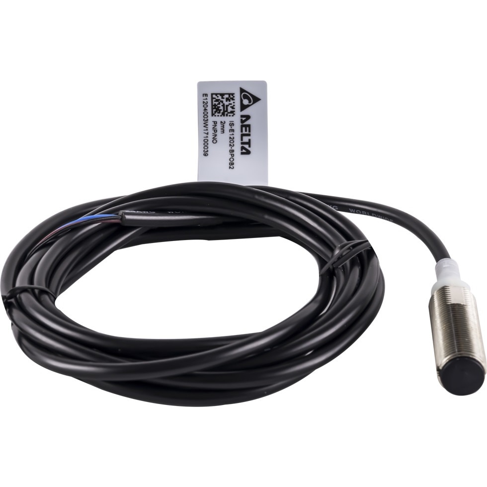 Senzor inductiv M12, SN=4mm, PNP, NO, precablat 2 m, 3 fire