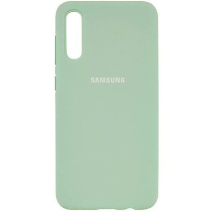 Мек силиконов защитен калъф за гръб, за Samsung Galaxy A50, ултратънък бъмпер, зелен
