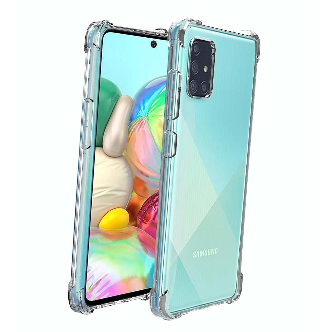 Husa Protectie Silicon Antisoc Tpu Transparent Samsung Galaxy A71