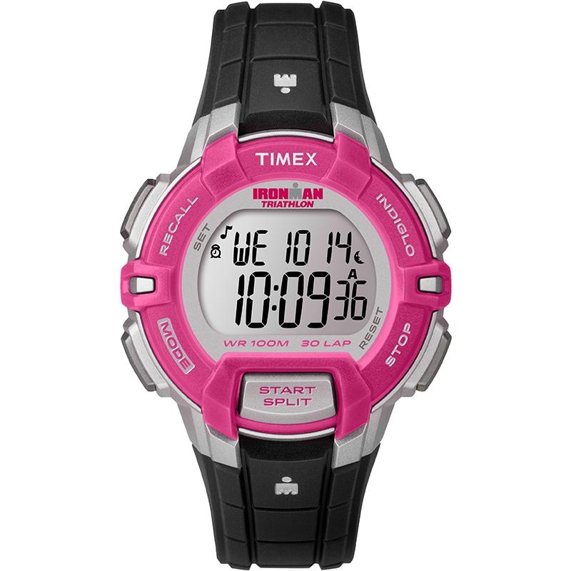 Ceas dama Timex T5K811 Quartz Gri, Roz