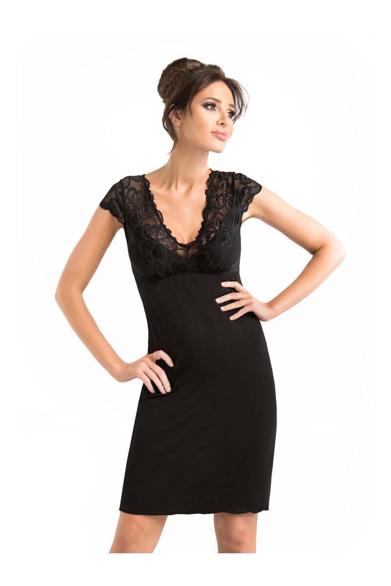 Chemise Donna Romina Black M, Negru