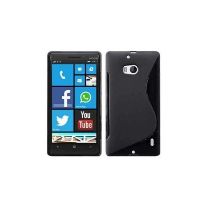 Husa telefon, Omni, Pentru Nokia Lumia 929/930, Negru