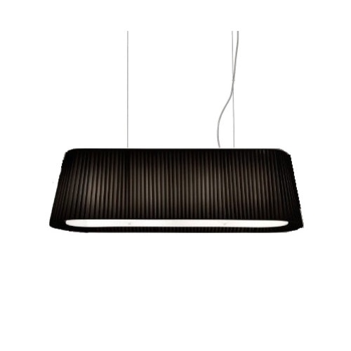 Pendul, Masiero, Oval S2 90, 2 x 60 W E27, Negru