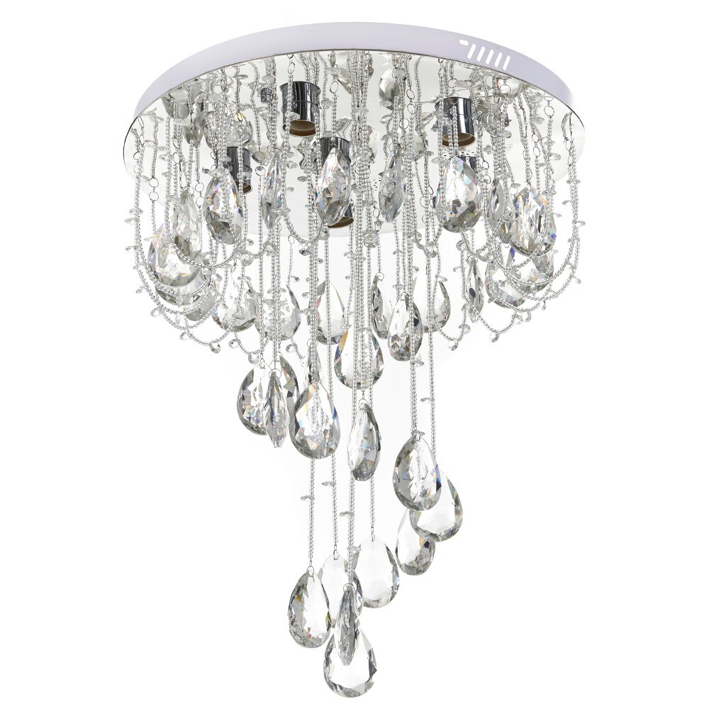 Lustra, Crom, 6xE27+led rgb, bluetooth, mp3, 2137/50 CH