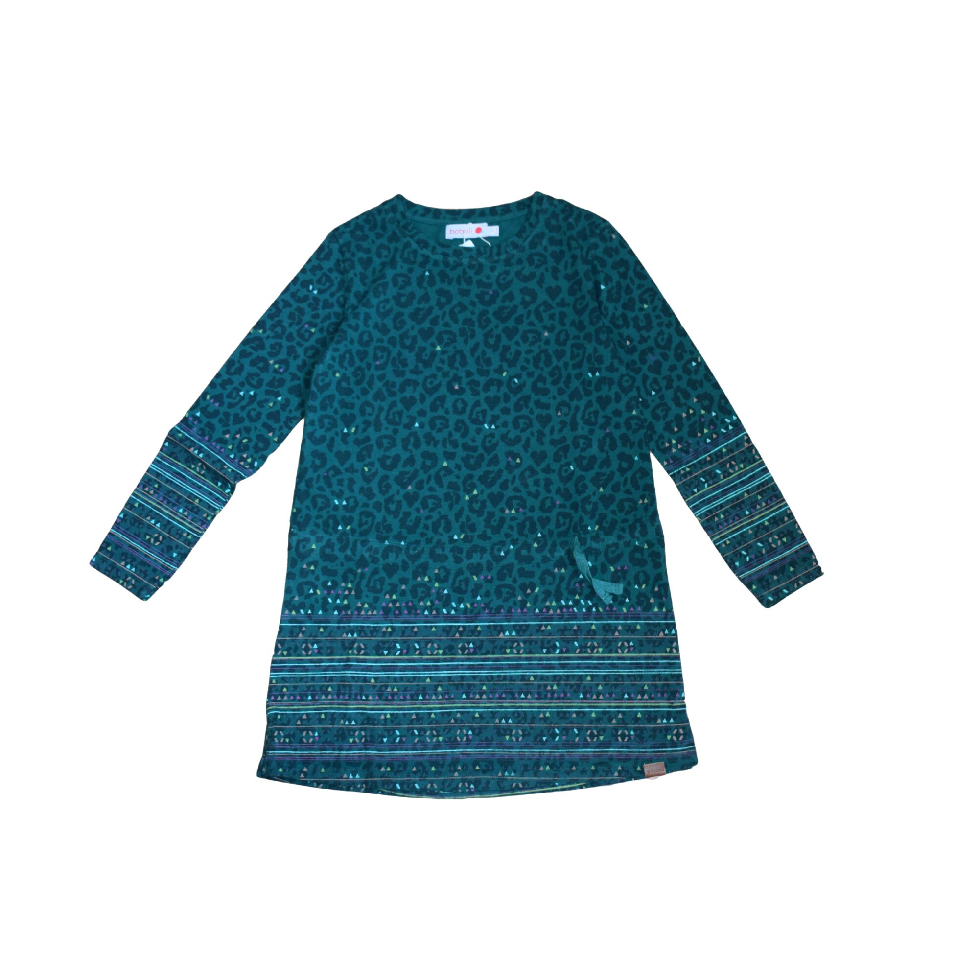 Rochie verde, Boboli, verde/negru