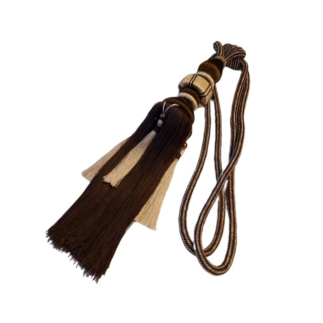 Canafi pentru draperie, lungime 88 cm, culoare maro, 2 buc/set - eMAG.ro