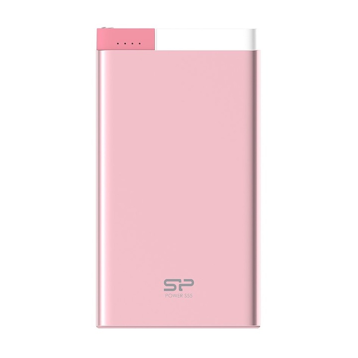 Silicon Power S55 5000mAh Rózsaszín powerbank