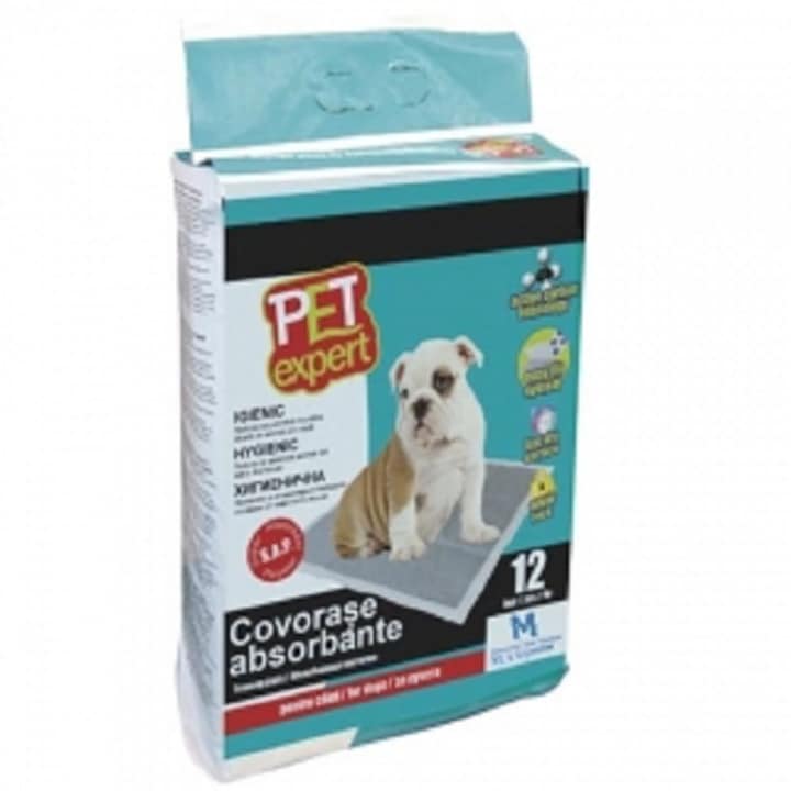 Reassure Best Flourish Covorase absorbante pentru caini, Pet Expert Covor Absorbant M Carbon 45 X  60 CM, 12 BUC - eMAG.ro