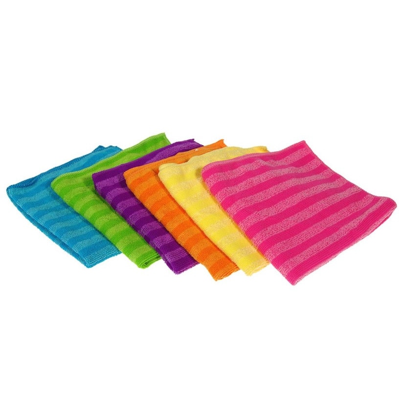 Set 6 lavete de bucatarie, Zola®, microfibre, multicolore