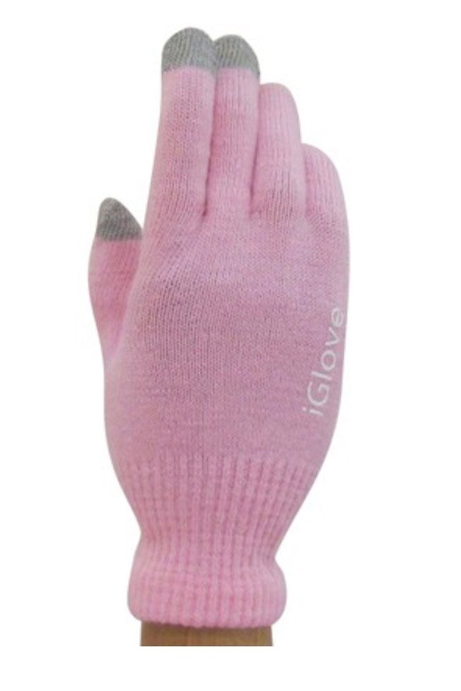 Manusi iGlove, de iarna, pentru touch screen, Roz