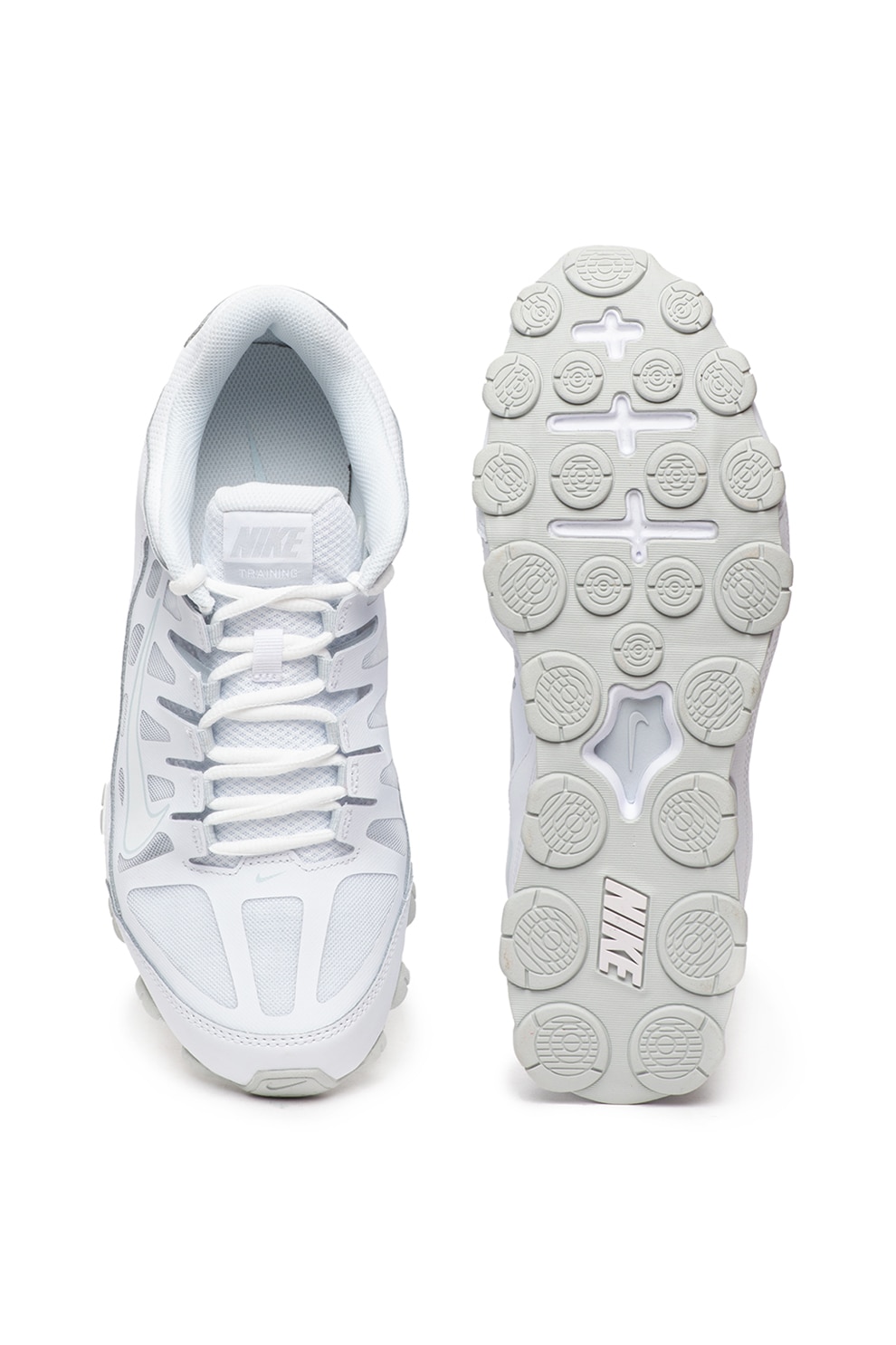 Nike, Pantofi Reax 8 TR de piele cu garnituri din material textil entru ...