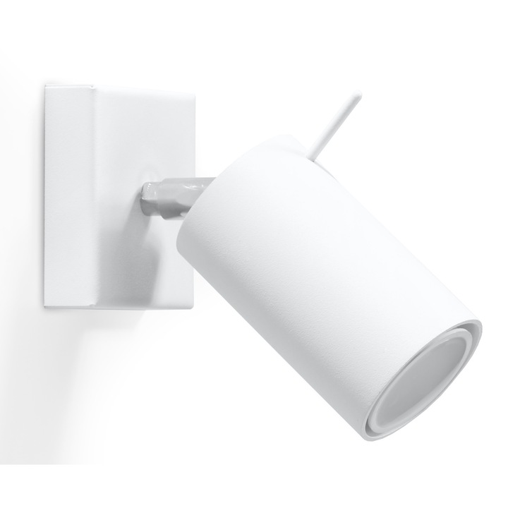 Стенна лампа RING бяла 40 W