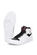 Nike, Кожени спортни обувки Jordan Access с перфорации, Бял/Черен, 11.5