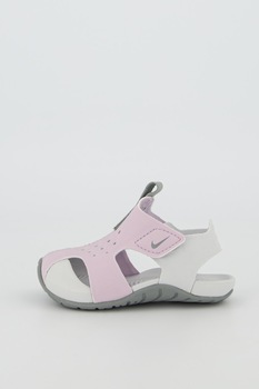 Nike, Sandale fisherman din material usor Sunray Protect 2, Roz pastel/Alb Nike, Sandale fisherman din material usor Sunray Protect 2, Roz pastel/Alb