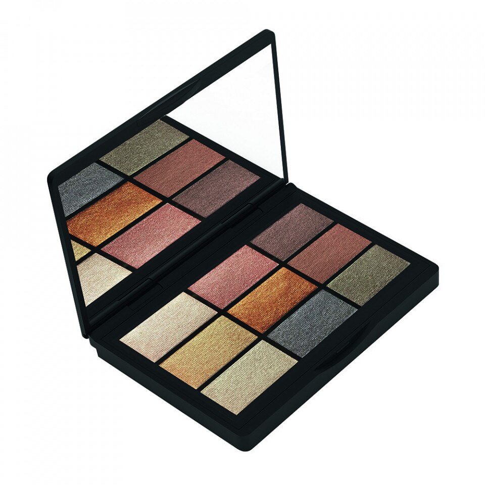 Paleta de Farduri Pleoape Gosh 9 Shades ...To Party In London, Metalic