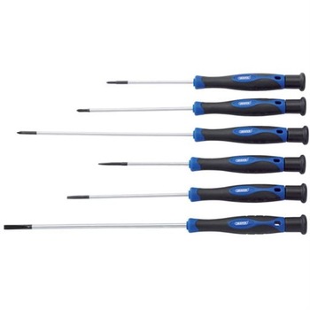 Set surubelnite precizie extralungi 6 bucati-DRAPER Set surubelnite precizie extralungi 6 bucati-DRAPER